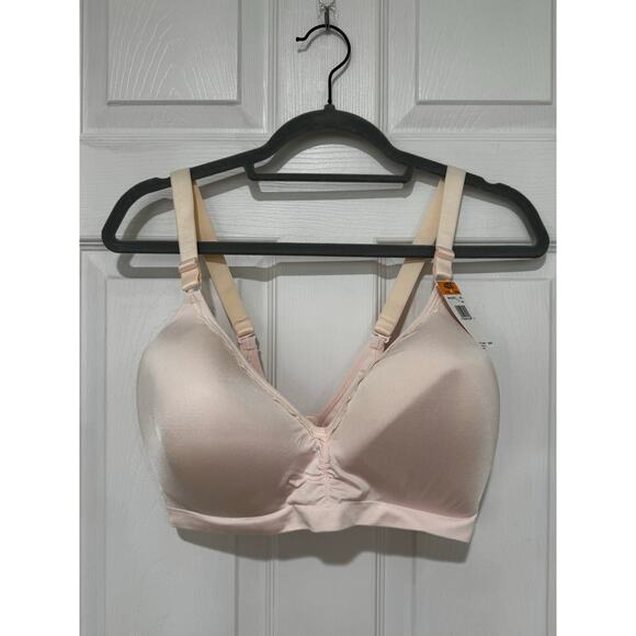 Bali Bra 3550 Comfort Revolution Pink NWT 40DD Wireless - Picture 1 of 4